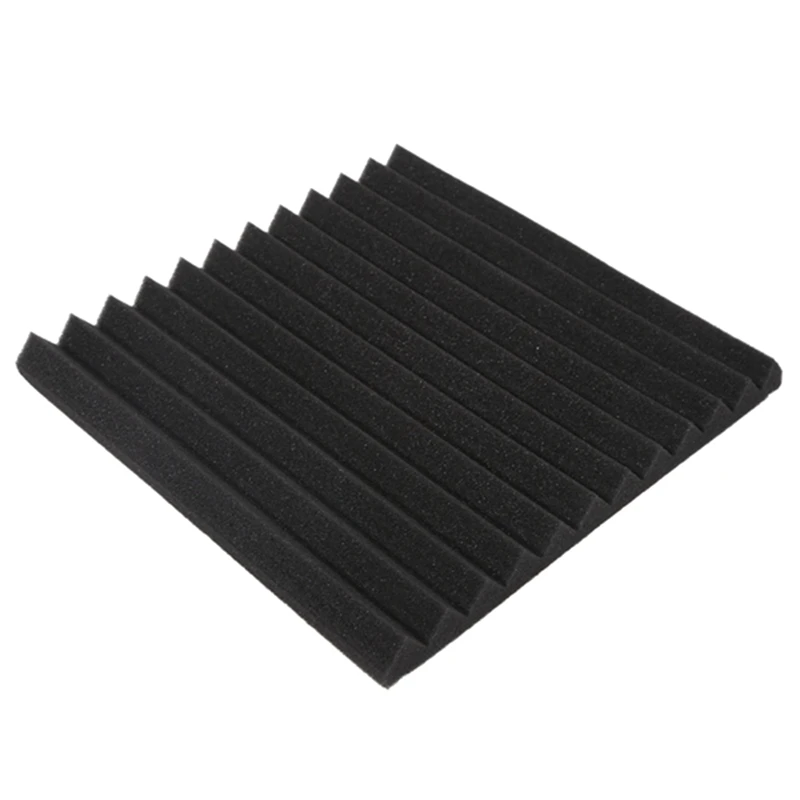 Wedge Acoustic Foam With Adhesive Tape 16 Pcs Soundproof Panels,Silencing Sponge