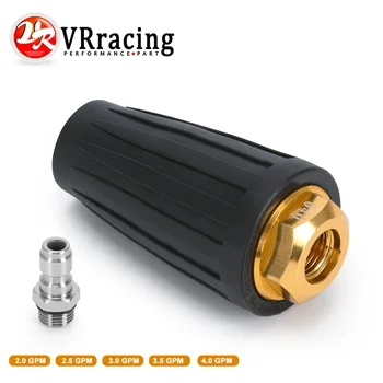 압력 세척기용 터보 깍지, 1/4 인치 퀵 커넥터, 4000 PSI, 오리피스 2.0, 2.5, 3.0, 3.5, 4.0 GPM, 360 ° 회전