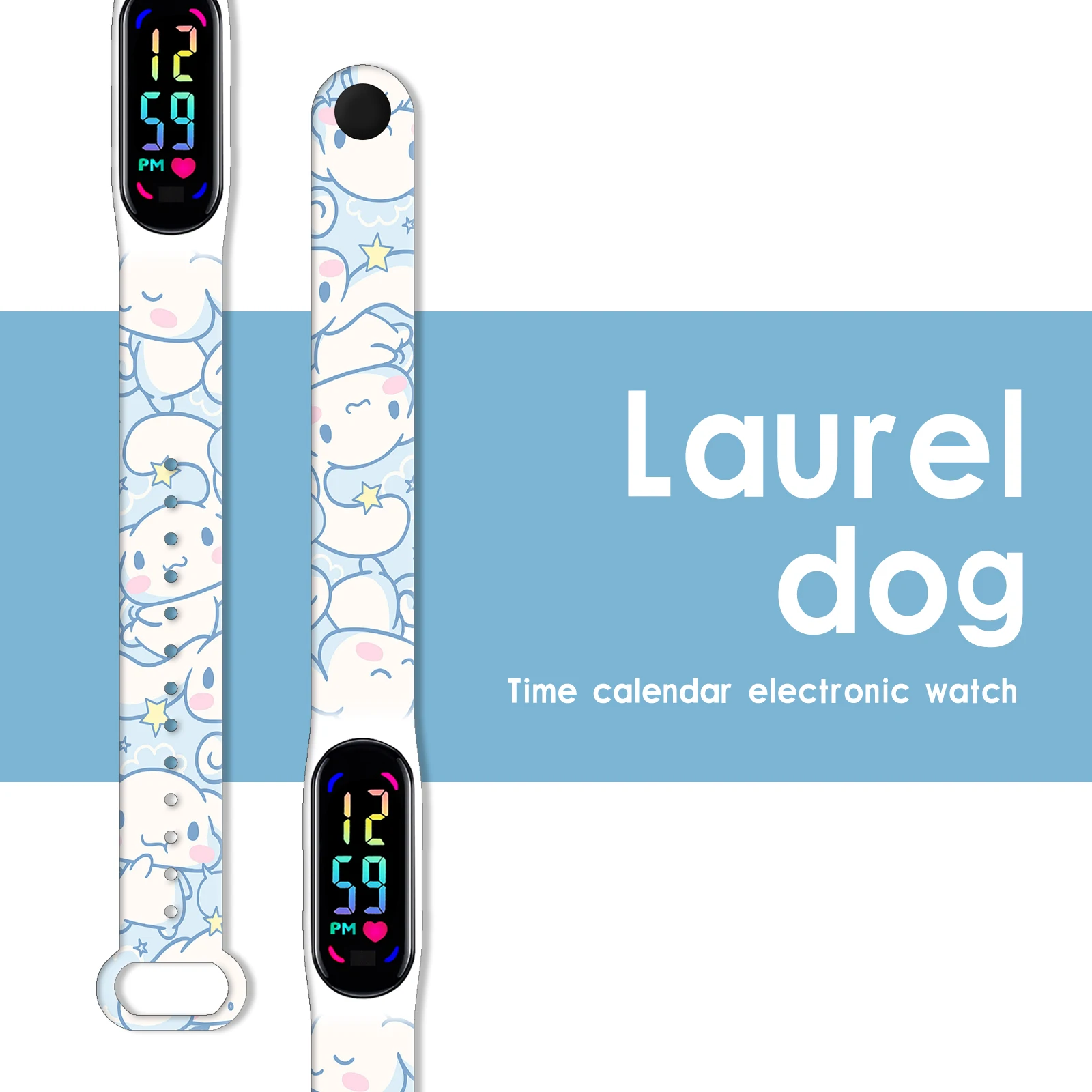 

Cinnamoroll Series Printed Wristband for Xiaomi Mi Band 10 Wrist Strap Replaceable Bracelet for Mi Band 9/8/NFC Smart Watchband