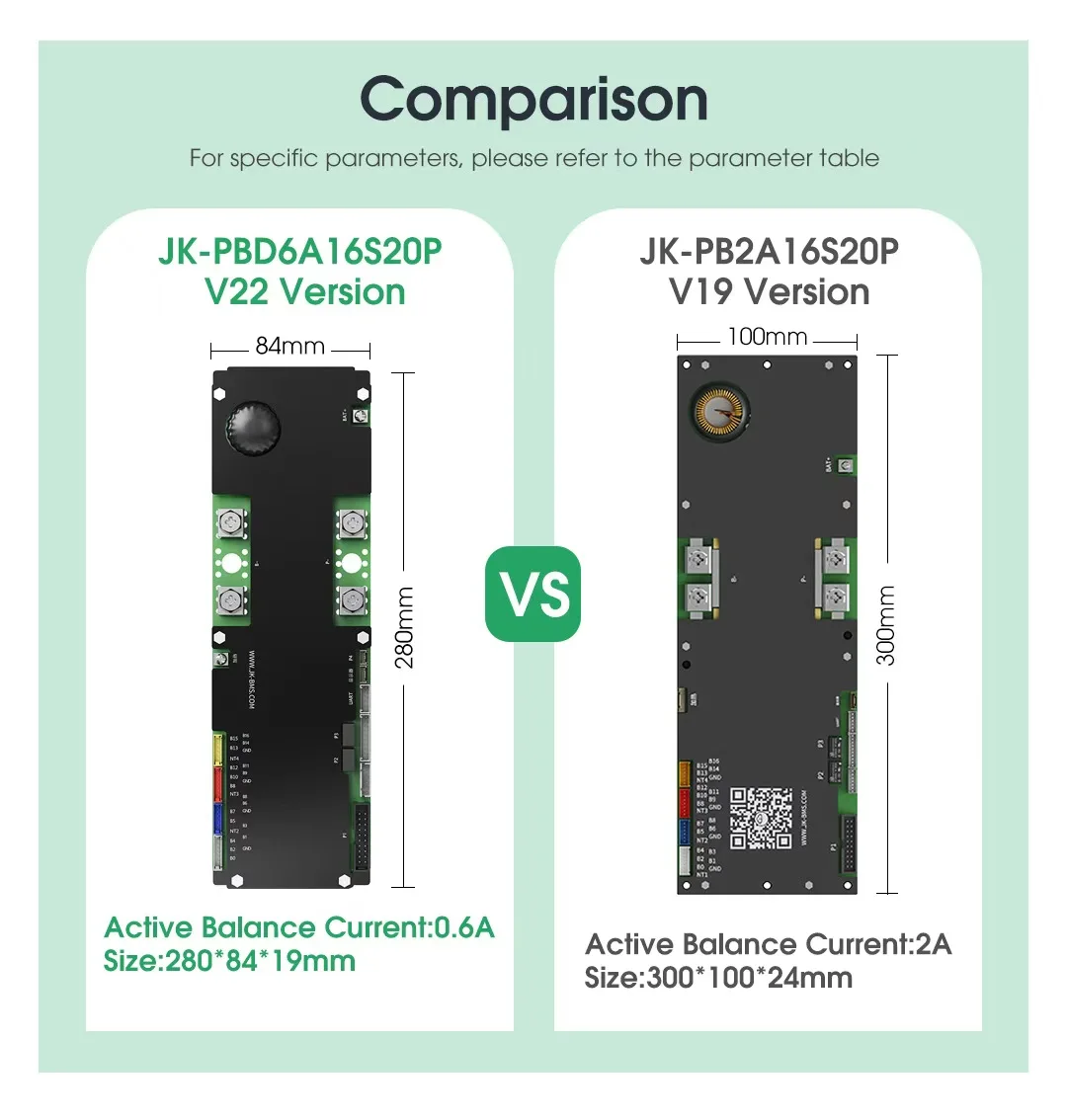 JIKONG JKBMS V22 LPF4 Li-Ion LTO BMS 8S 24V 16s 48V 200A WIFI Household Energy Inverter BMS Active Balancer 0.6A PBD6A16S20P