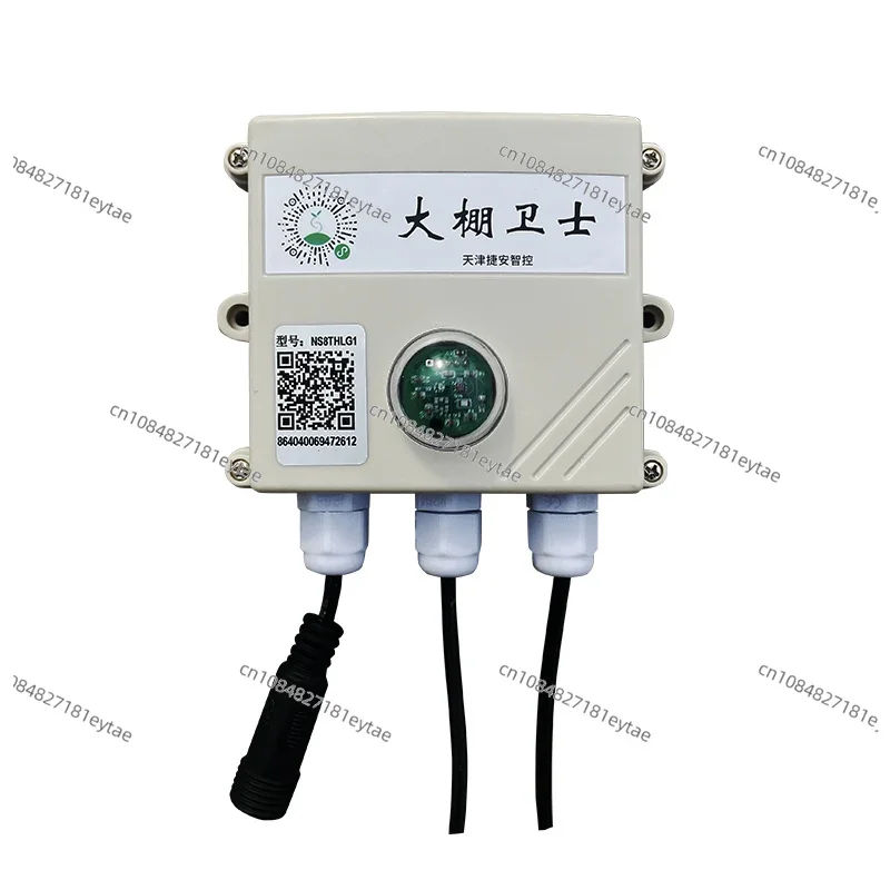 Greenhouse thermohygrometer sensor remote phone mobile phone APP breeding machine room cold storage 4G recorder alarm