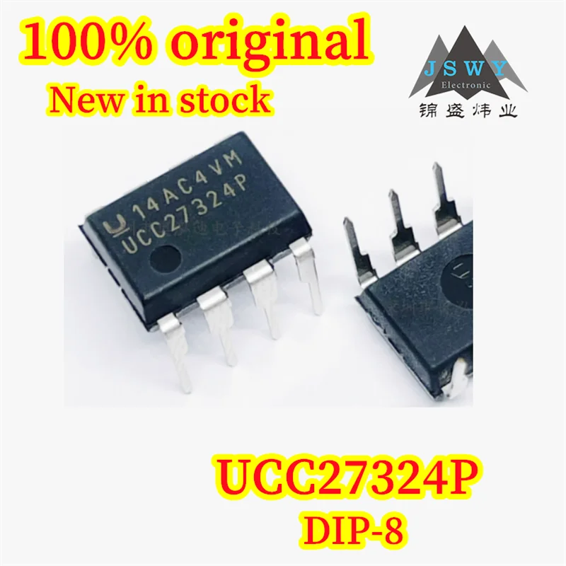 

(10/50PCS) 100% New UCC27324P UCC27324 DIP-8 Dual Channel High Speed ​​Gate Driver Original Spot Chipset
