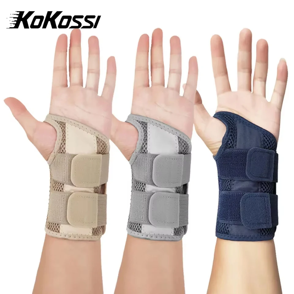 KoKossi 1Pcs Carpal Tunnel Wrist Brace Adjustable Wrist Support Brace Wrist Compression Wrap Arthritis Tendinitis Pain Relief