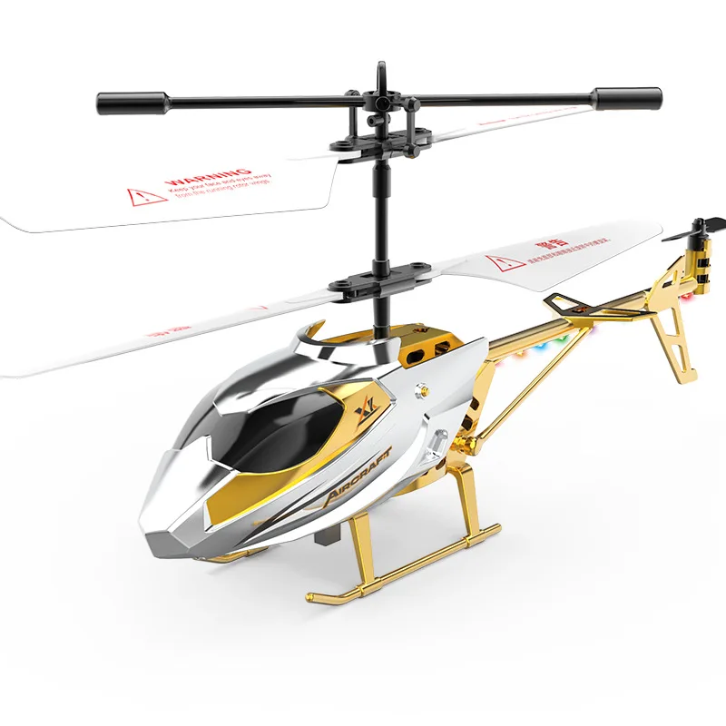 Small - Helicopter Unmanned Aerial vehicle Remote control aircraft Drop resistant induction aircraft model children toy gifts