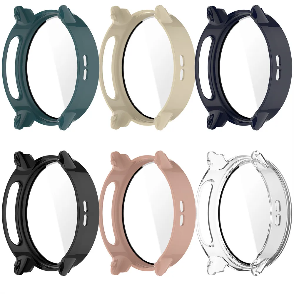 Watch Case Protective Cover for Garmin Bounce2 Hard PC Frame Glass Full Coverage Cases Shell Accessories