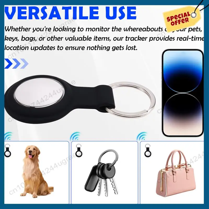 -A15I Smart Bluetooth GPS Tracker Round Anti-Lost Device Tracking Locator  Smartphone Wallet Key Anti-Lost Device