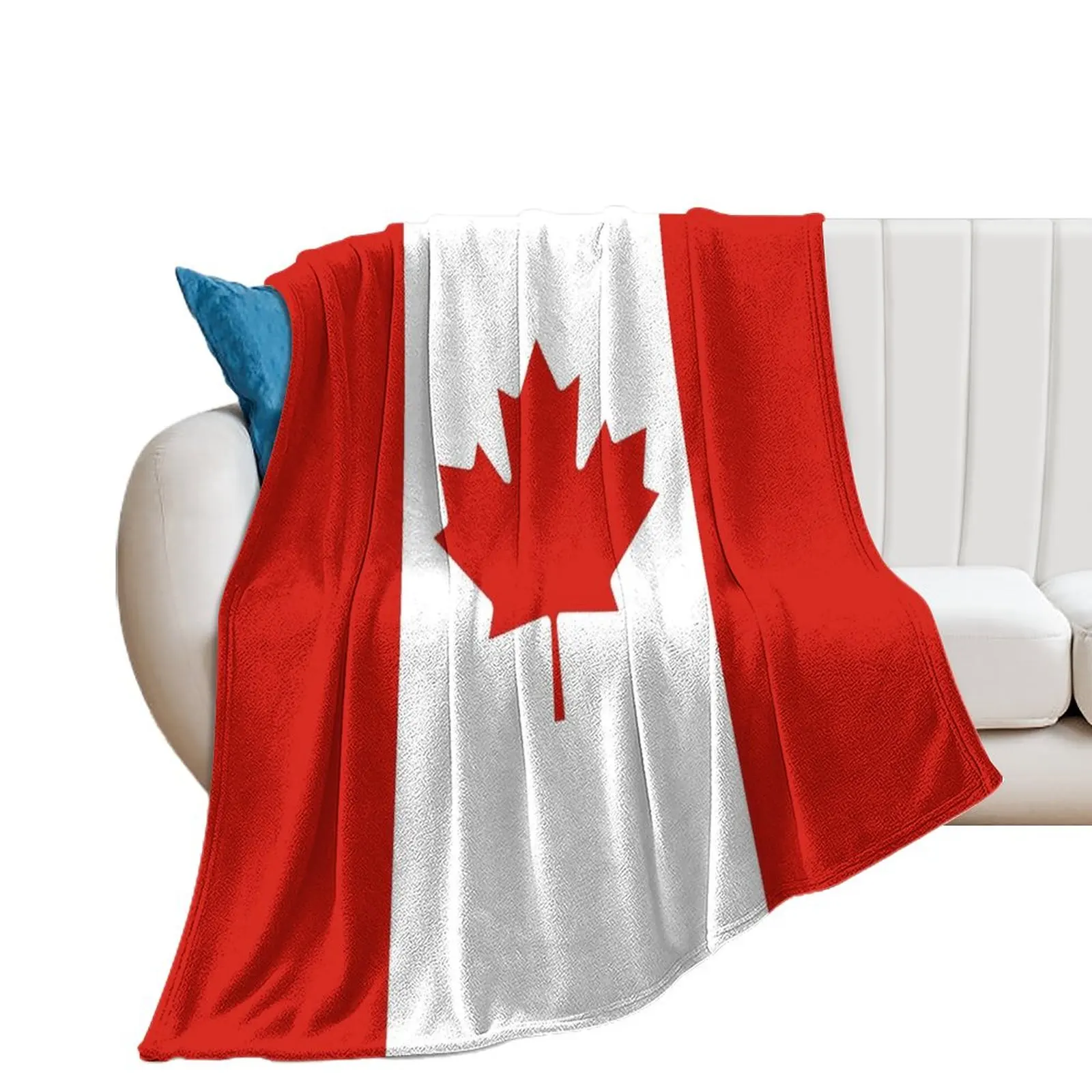 

Flag of Canada Throw Blanket Decorative Throw Sofas Blankets