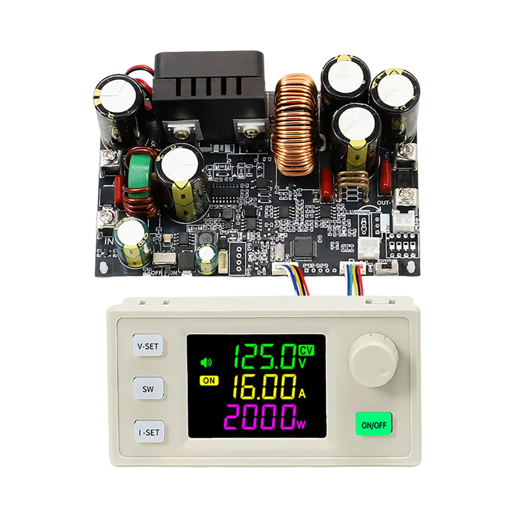 XY12522 22A/2000W Adjustable Current Stabilized Voltage Base Constant Voltage Current Step-down Module DC12-14V Power Supply