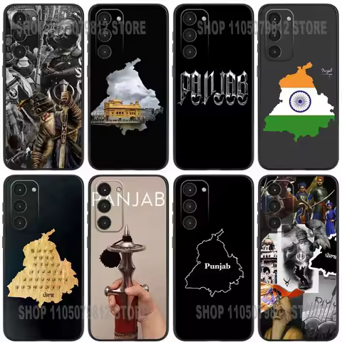 Punjab Map Phone Case For Samsung Galaxy A20,21s,22,31,32,52,53,72,73,80,91 Soft Silicone Black Cover
