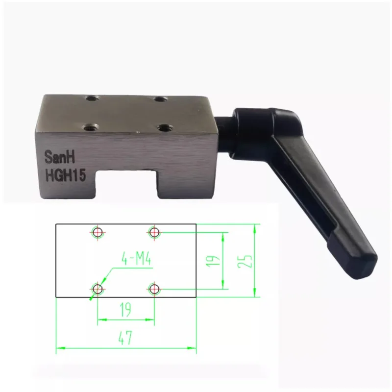 

Замок направляющей линейного направляющего зажима EG15/20 HGH15 20/25