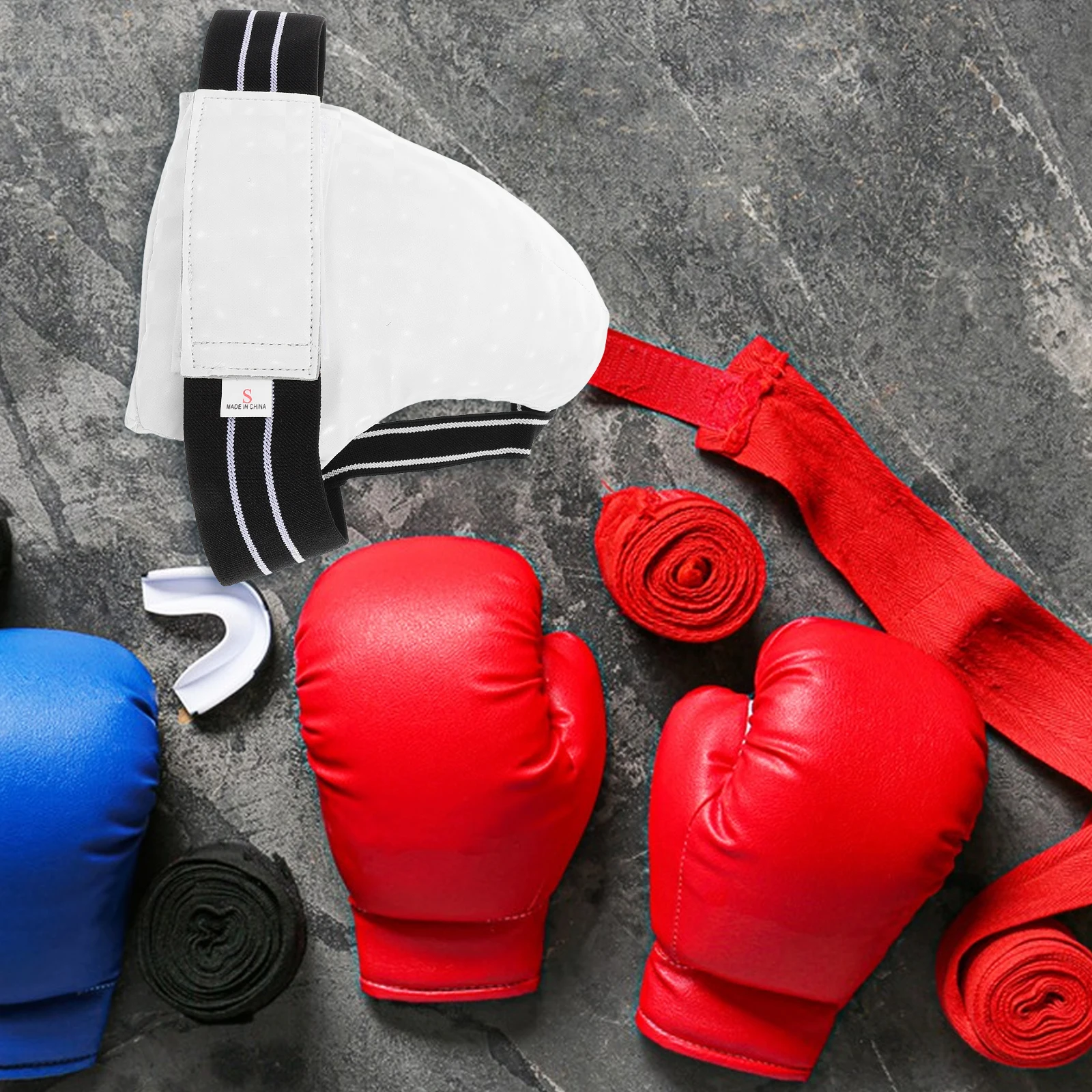 

Kids Groin Guard Reusable Breathable Crotch Protector Adjustable for Taekwondo Karate Boxing Martial Arts Sparring Protection