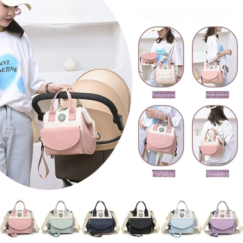 Small and cute mommy bag Removable multi-function Maternity package Waterproof light diagonal handbag Breast bag