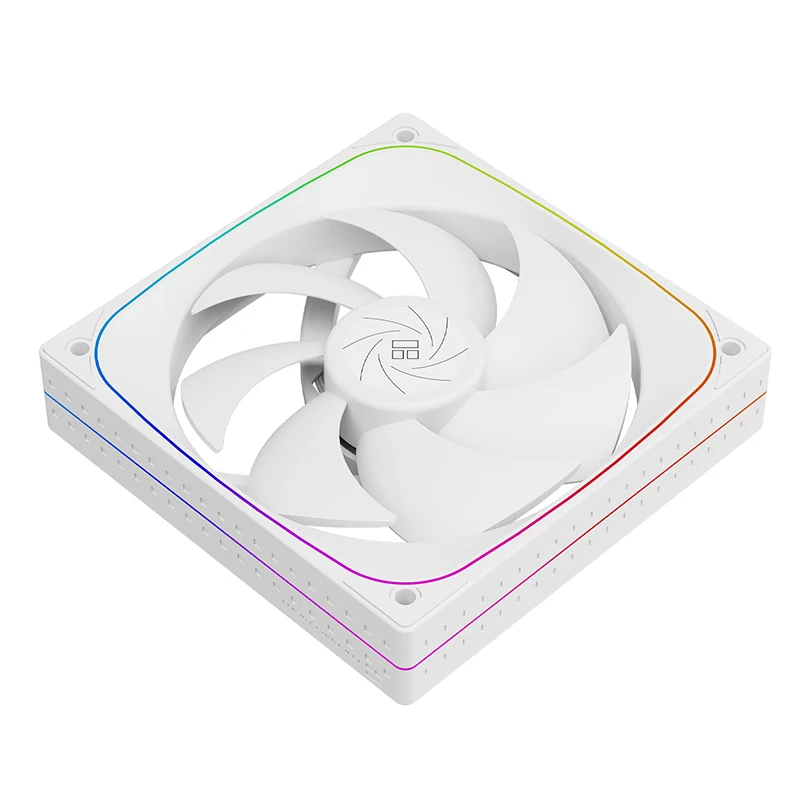 Thermalright TL-Q12 120MM PWM/ARGB Performance Halo Fan Effetti di illuminazione minimalisti sfaccettati Cuscinetti S-FDB Ventole case
