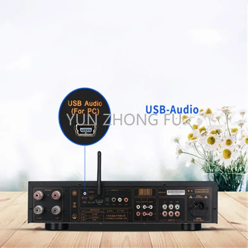 Super Class A Combined HIFI Digital BT Power Amplifier U Disk Playing High Woofer Adjustment Winner AD-66D Multifunctional