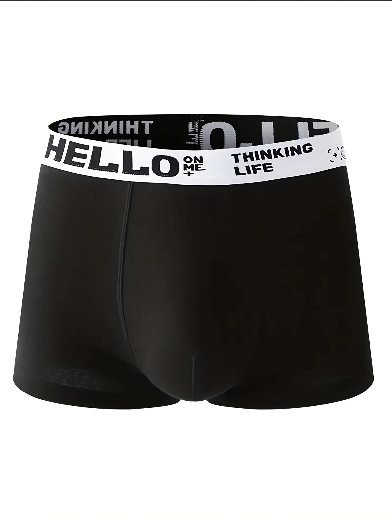 6 piece set New black men's underwear HELLO fashion trend comfortable breathable men's boxers