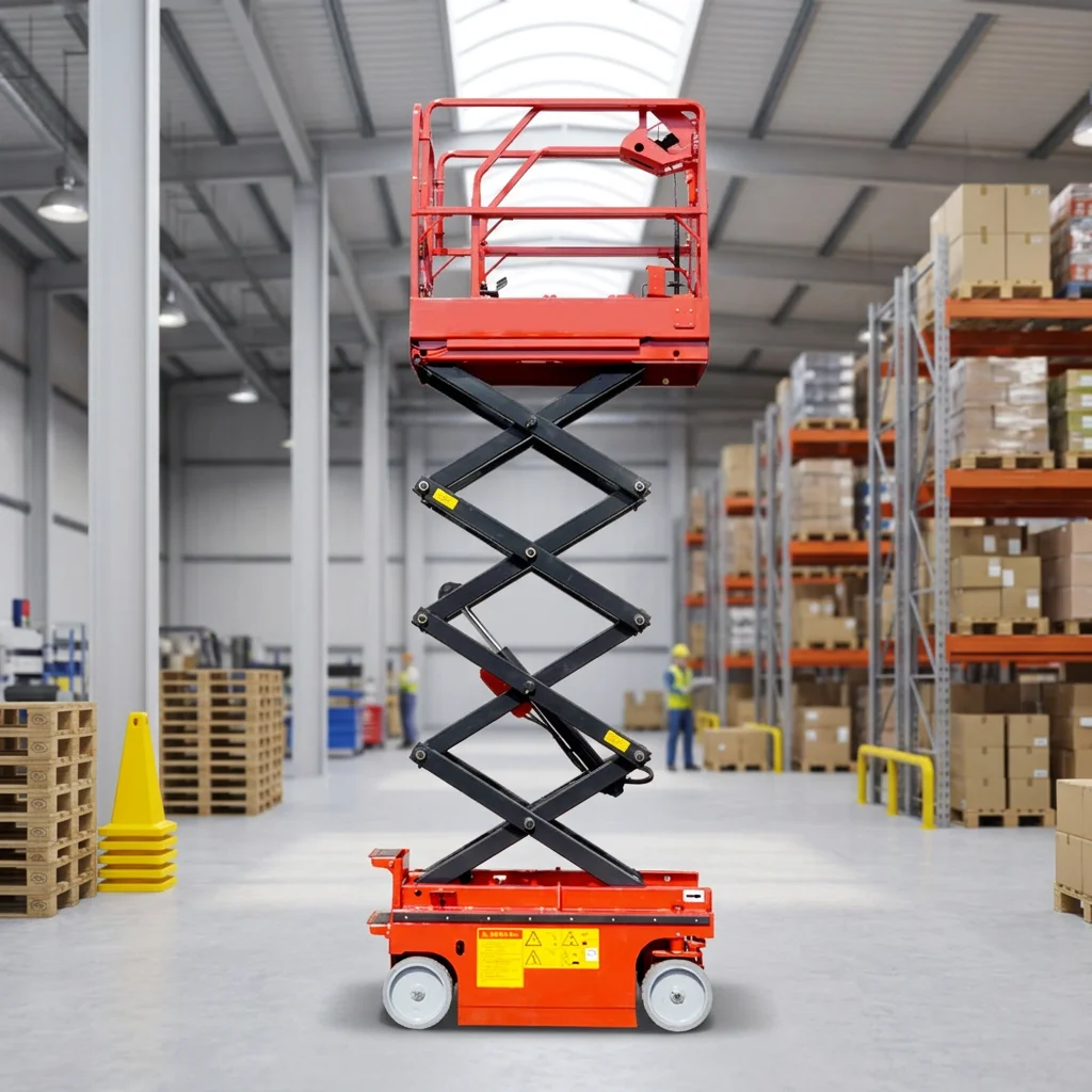 Wholesale Factory Direct Fully Automatic Self-moving Wheeled Scissor Lift Platform