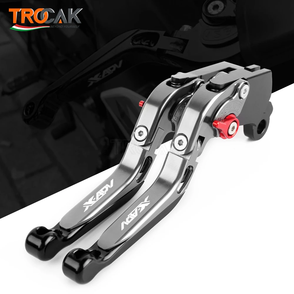 For Honda X-ADV 750 XADV X ADV 750 2017-2023 Motorcycle Accessories CNC Aluminum Folding Extendable Brake Levers XADV 750