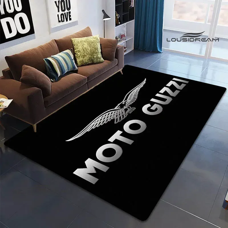

Guzzi motorcycle logo printed carpet Yoga mat living room bedroom carpet non-slip doormat photography props birthday gift