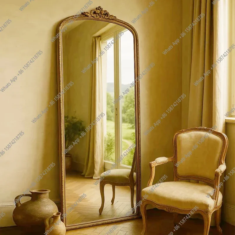 XS Decoration Modern Mirror Standing Full Body Girls Men Bedroom Bathroom Long Luxury Funky Mirror Irregular Espelhos Home Produ