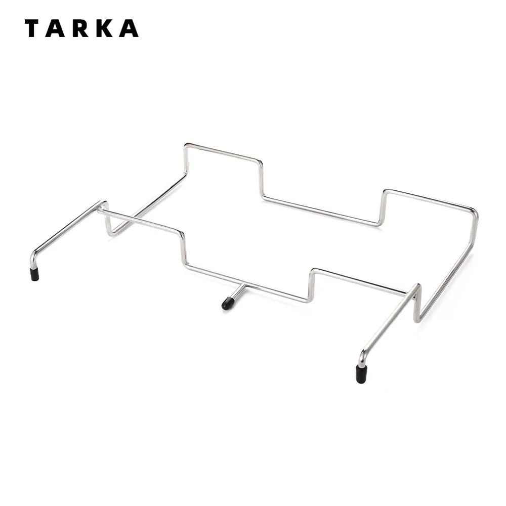 TARKA Camping Trash Rack Garbage Bags Outdoors Fixed Linkage Camping Trash Rack Plastic Bag Foldable Support Garbage Clip