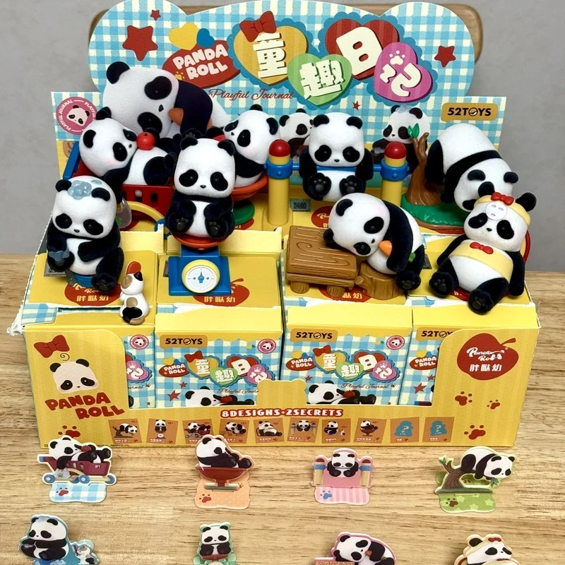 

52TOYS Panda Roll Playful Journal Series Blind Box Guess Bag Mystery Box Toys Doll Cute Figure Desktop Ornaments Collection Gift