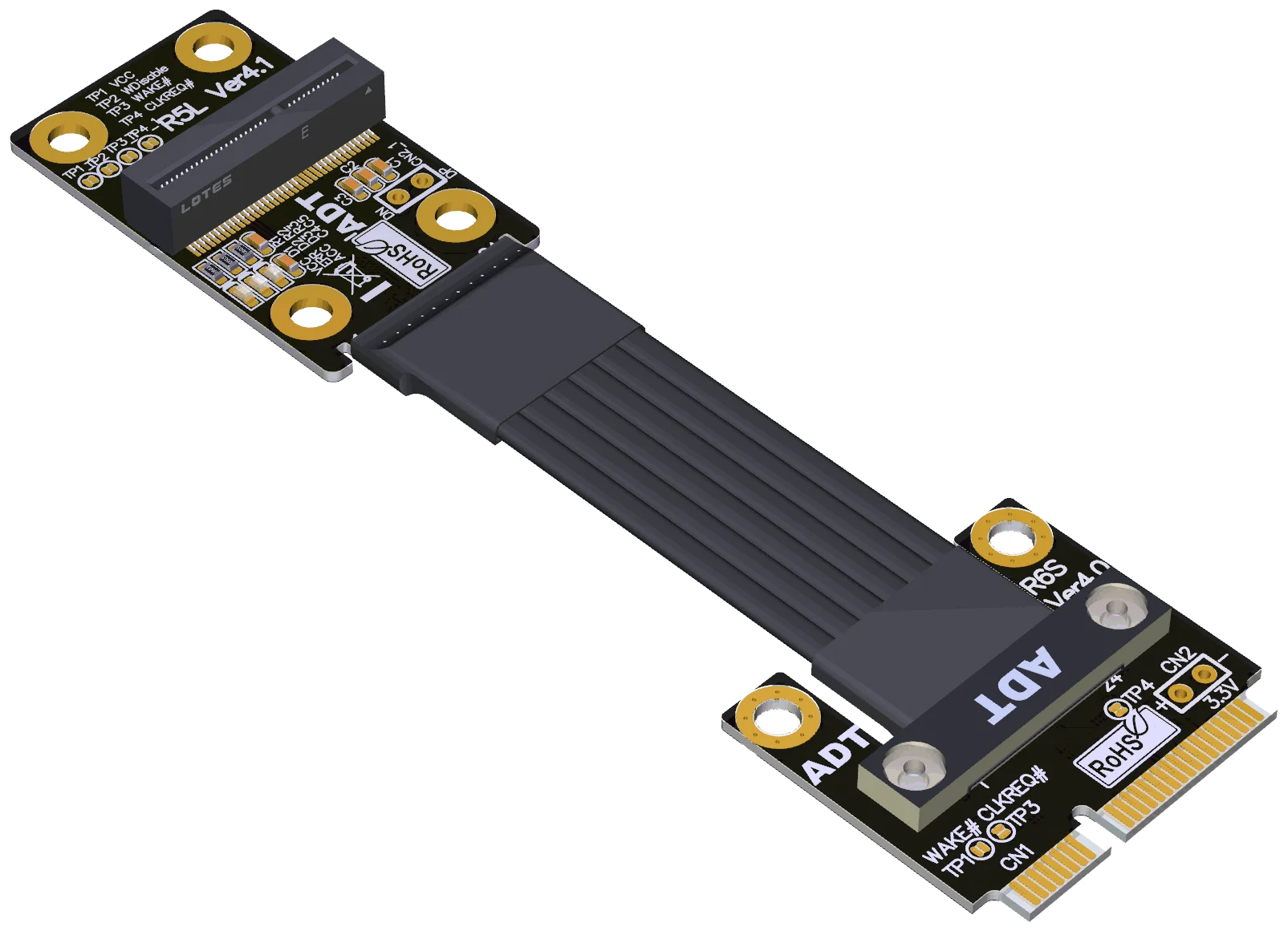 Adaptateur Alfred sans fil Mini-pcie, clé M.2, câble d'extension A.E, Pcie4.0 3.0 ADT