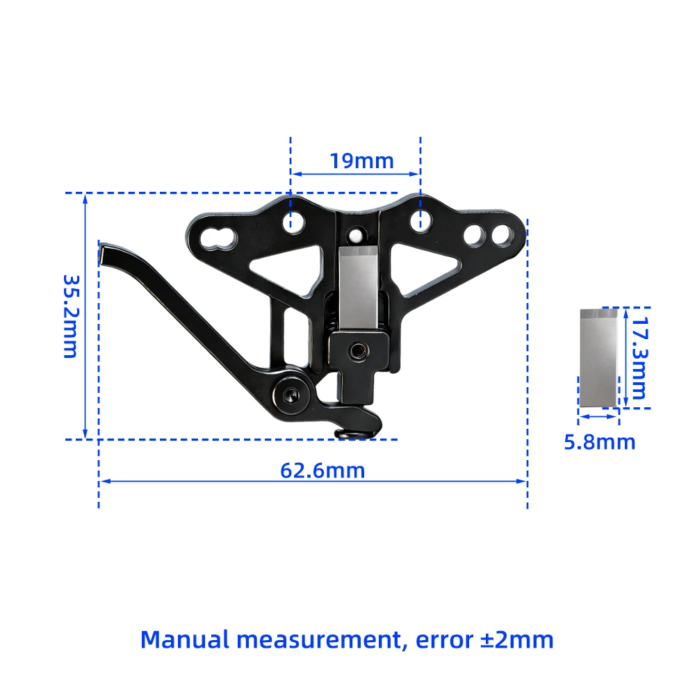 BLV ®   Przecinarka do filamentu CNC Crossbow, używana do drukowanych głowic narzędziowych, kompatybilna z A4T/Sherpa-Mini/Oribiter v2.0/Dragon Burner — zdjęcie produktu 6