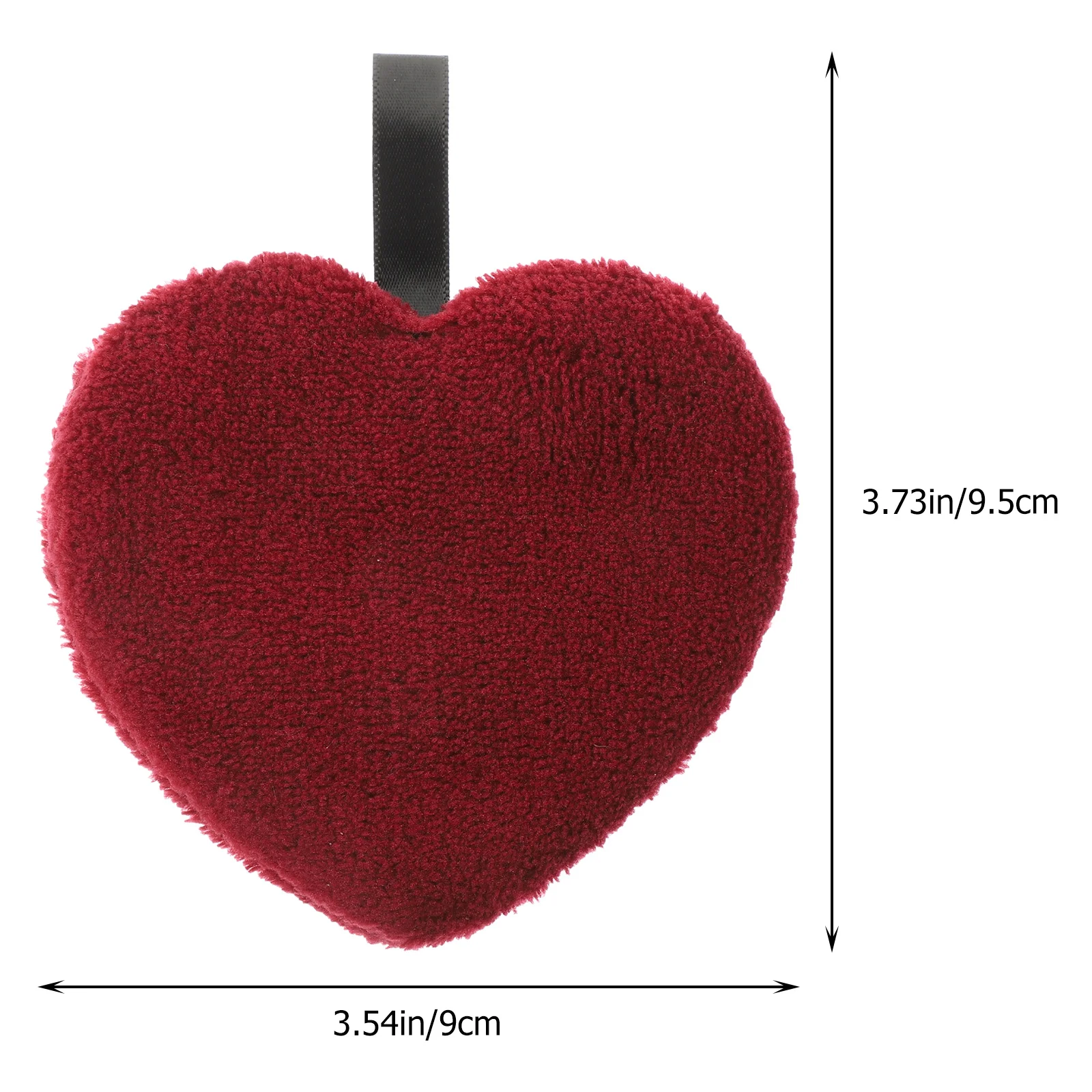 Almohadillas de limpieza reutilizables para desmaquillante Facial, 5 uds., para aplicación de tóner, maquillaje en forma de corazón de colores mezclados