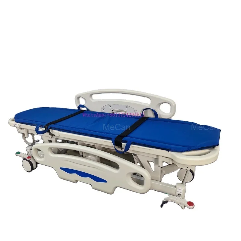 

Hospital Adjustable Trolley Medical Beds, Transfer Cart, Patient Transfer Stretcher