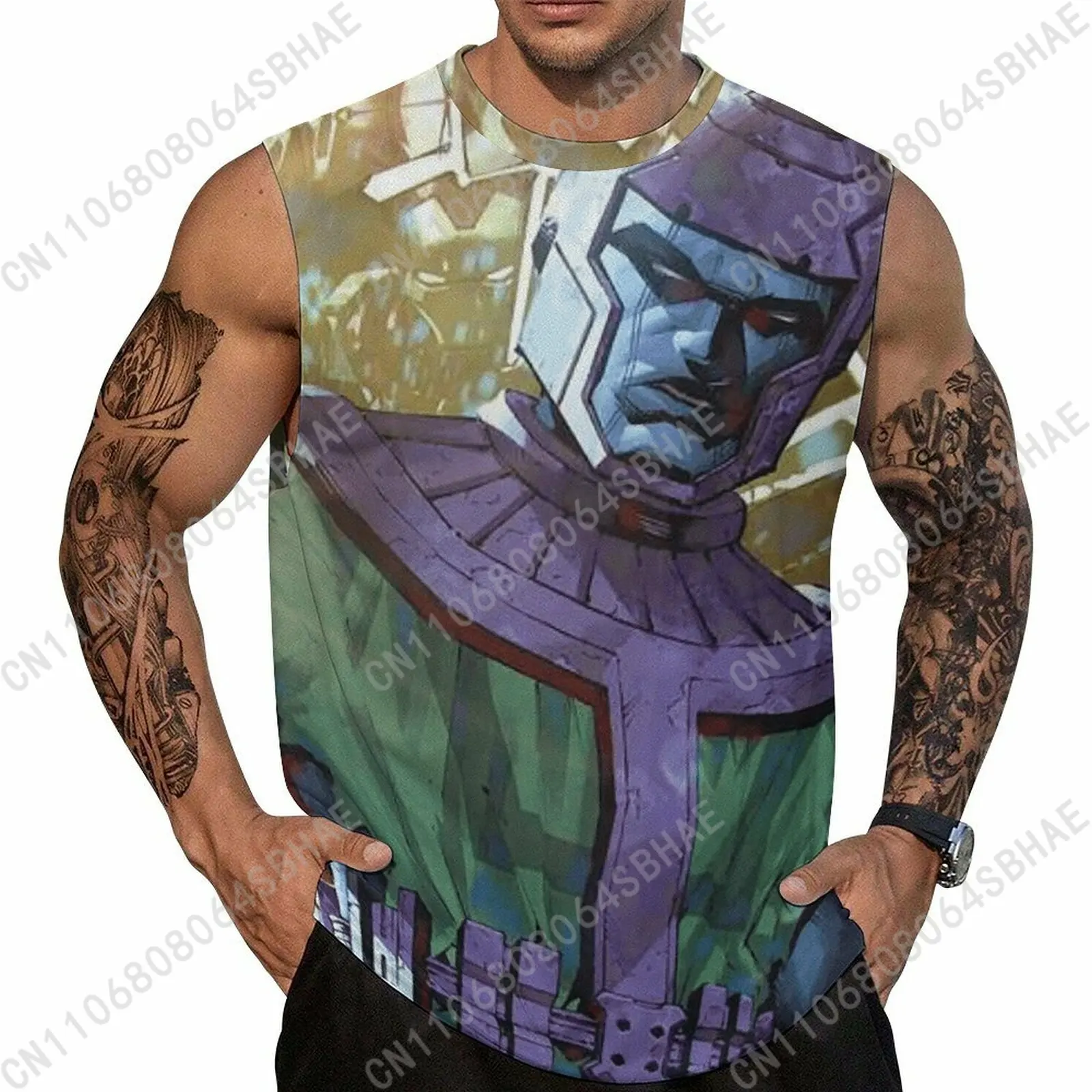 

Marvel Kang Custom Men's Sleeveless Shirt Personalized Tank Top Wear Summer Vest Tops Men Daily Use Cosplay