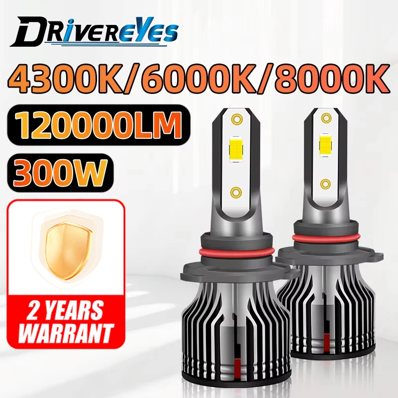 H11 LED Mini 120000LM Car Lights H7 H4 H8 H1 9005 HB3 9006 HB4 9012 HIR2 4300K 6000K 8000K H9 H16 Fog Light Turbo Lamps For Lens