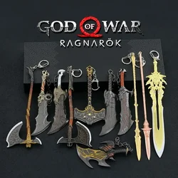 God of War Leviathan Ax Kratos Blades of Chaos Metal cool Model Ghost of Spart Toy Katana Weapons Samurai Sword collections