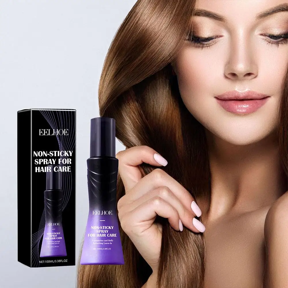 Nicht klebriges Spray für die Haarpflege Leave-in erfrischendes voluminöses nicht klebriges Spray Haarpflege Make-up Haar volumizing Styling spr e4f6