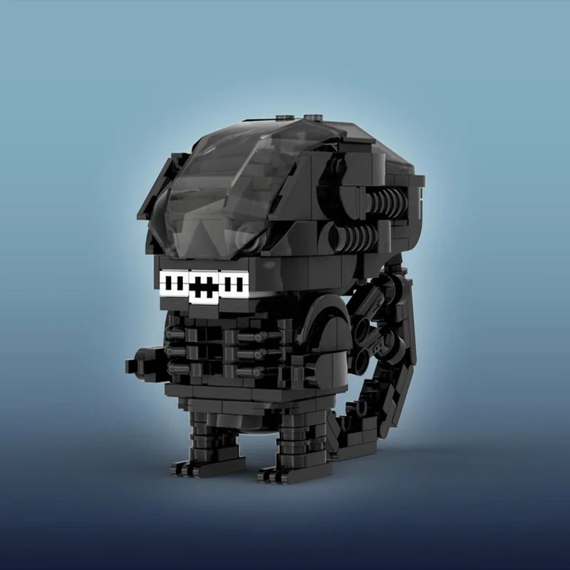 NEW MOC300PCS Famous Movie Characters Xenomorph Brickheadz Educational Toys Children Brick ToyBuilding Christmas Gift Block