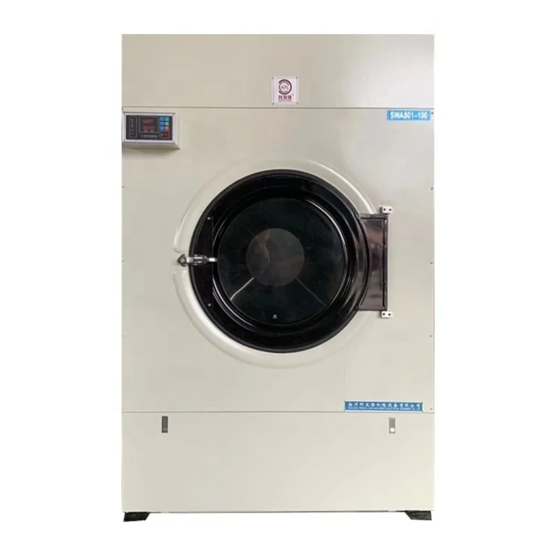 KEFALONG 15-150 كجم وقود البخار والغاز والتدفئة الكهربائية مجففات الملابس الصناعية التجارية ذات التحميل الأمامي