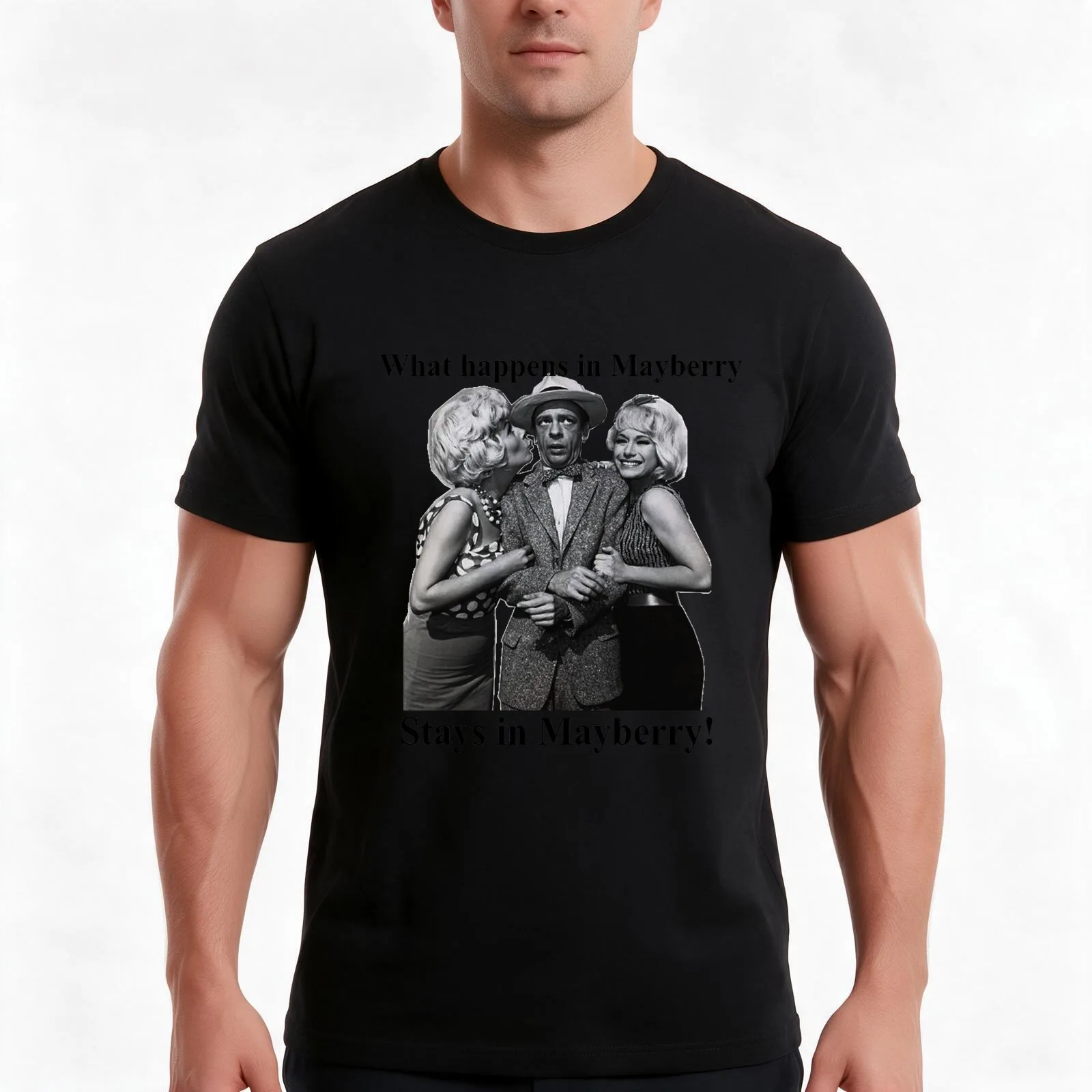 Andy Griffith show Shirt Barney Fife Shirt Mayberry Shirt Fun Girls T-Shirt, Summer Casual Cotton Tee, Oversized Streetwear Tops