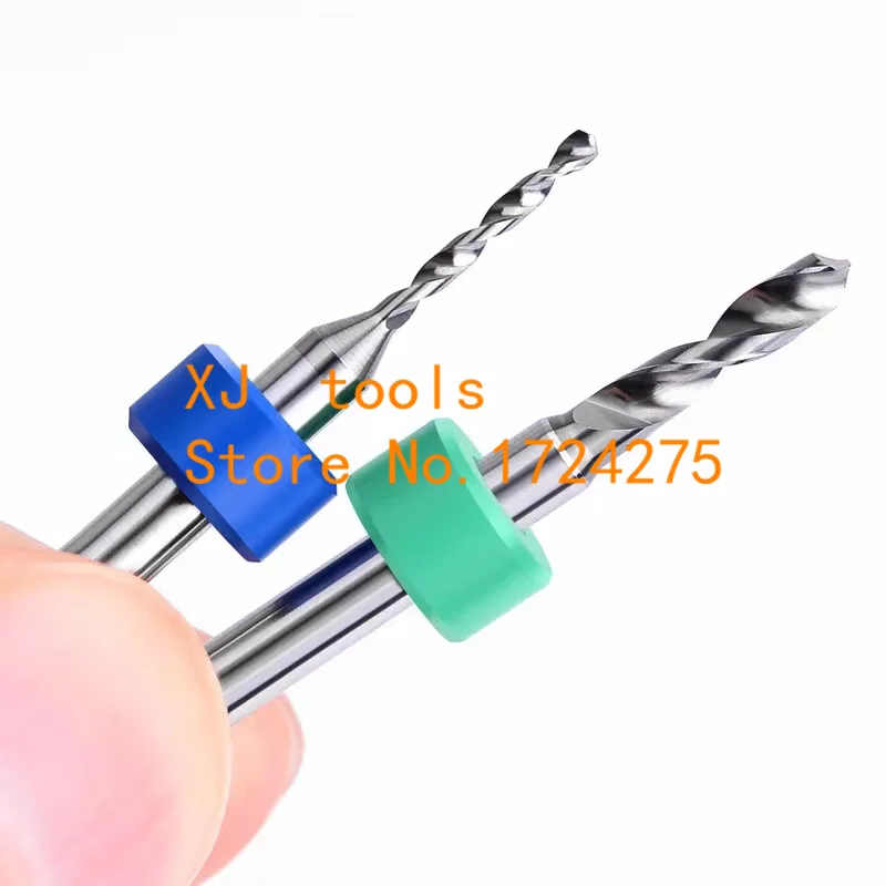 Novo 10 pçs mini conjunto de broca pcb 0.1-3mm importação carboneto pcb brocas placa de circuito de impressão mini conjunto de broca de perfuração cnc