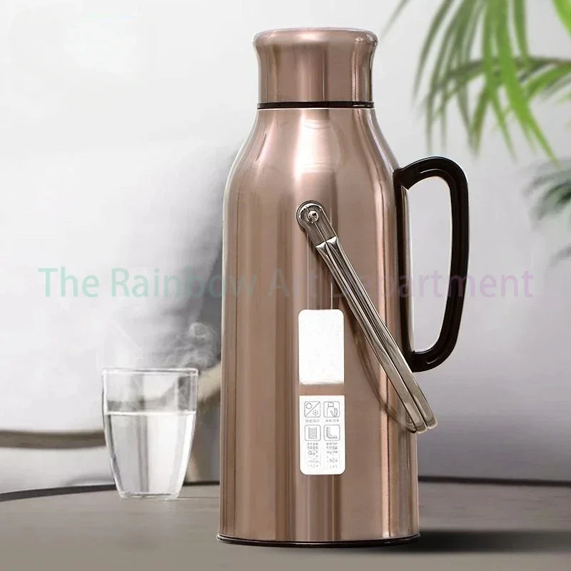 Stainless Steel Hot Water Bottle, Home Heating Pot, Student Dormitory, Thickened, Open Water Bottle, Kitchen Large Capacity Teap