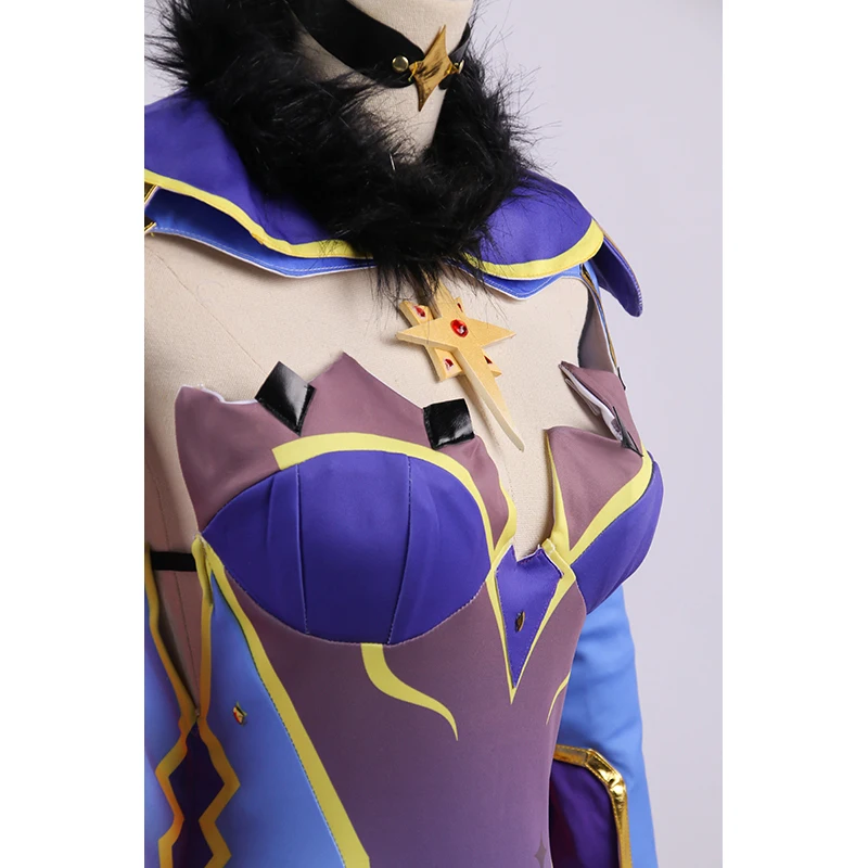 Xu Hướng Genshin Tác Động Anime Game Phù Thủy Mona Trang Phục Kích Thước XS-XXLCombat Đồng Phục May Đo Cosplay Quần Áo Dành Cho Nam phụ Nữ Full Nguyên Bộ