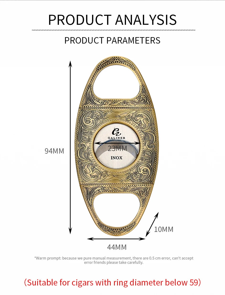 GALINER Cigar Cutter Lighter Set Smoking Accessories Puro Drill Punch New Unusual Lighter Jet Gas Charuto Knife