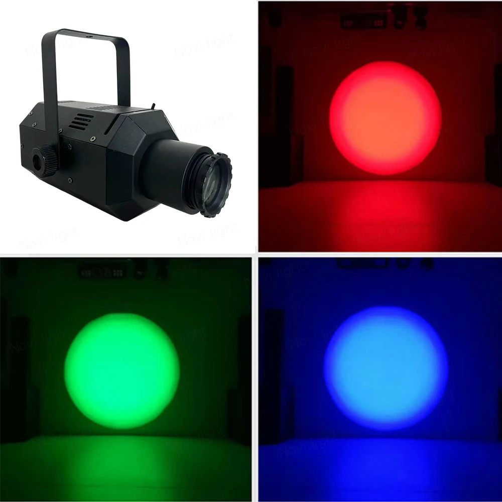 DMX512 and Manual Control LED Follow Ellipsoidals Profile Spot Light Focus Zoom Projector for Theater Exhibition Studio Show