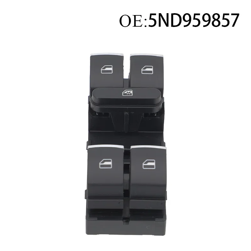 

5ND959857 Power Window Master Switch Control Button For VW Jetta Tiguan Golf MK5 gti MK6 Passat B6 CC Seat Leon MK2 5ND 959 857