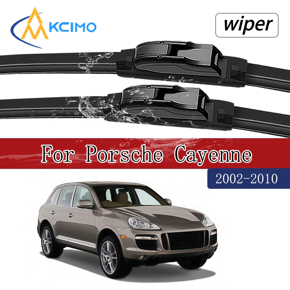 

Щетки стеклоочистителя без разводов для Porsche Cayenne E1 9PA 2002-2010, передние, прямая установка, бесшумные, простая установка