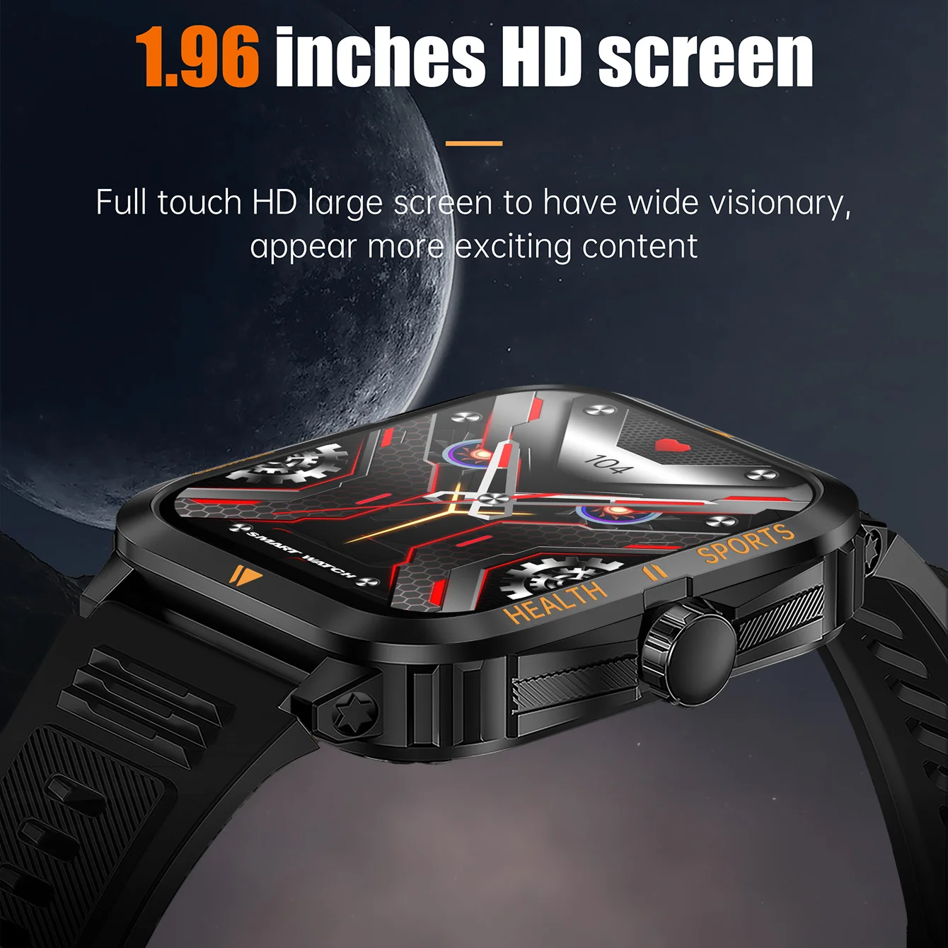 New Smartwatch 9 Ultra Waterproof Electronics Make/Answer Call Outdoor Smart Watch Military For Xiaomi Android Phone