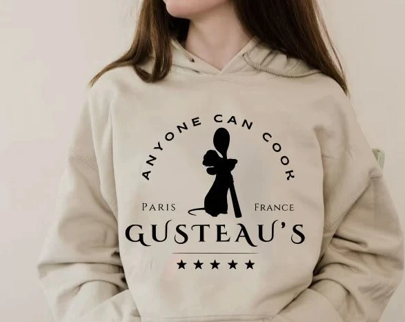 Cualquier persona puede cocinar Sudadera con capucha Ratatouille sudadera con capucha Unisex nueva Otoño/Invierno Tops ropa de calle gótica y2k