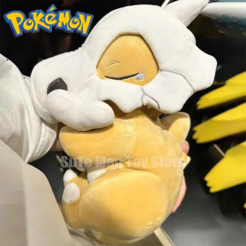 لعبة Pokémon من سلسلة أنيمي للنوم ، شخصيات Chikorita Slowpoke Cubone ، حيوانات محشوة ، وحش جيب ، وسادة لعبة ، دمية للهدايا