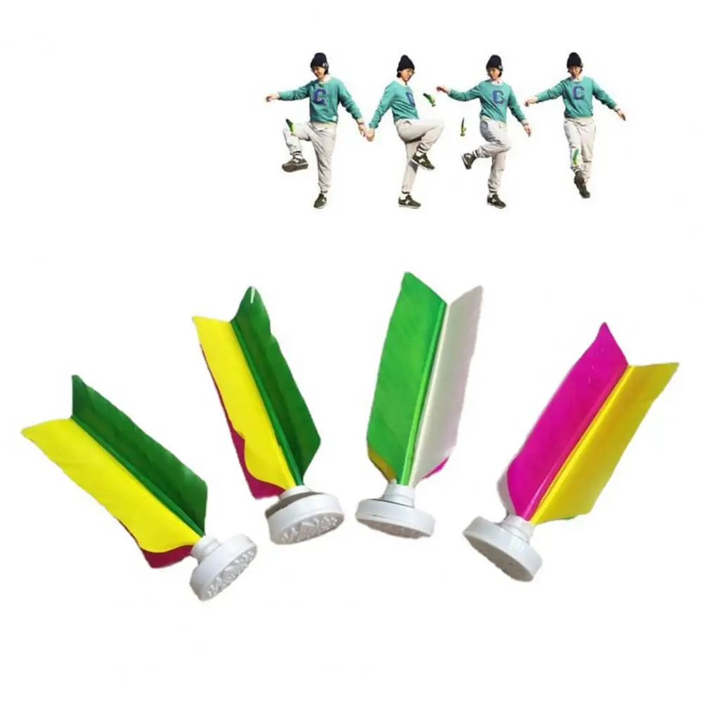 Kick Shuttlecock Flat Head Sports Shuttlecock Bright Color Stable Base Entertainment Feather Flat Head Sports Shuttlecock