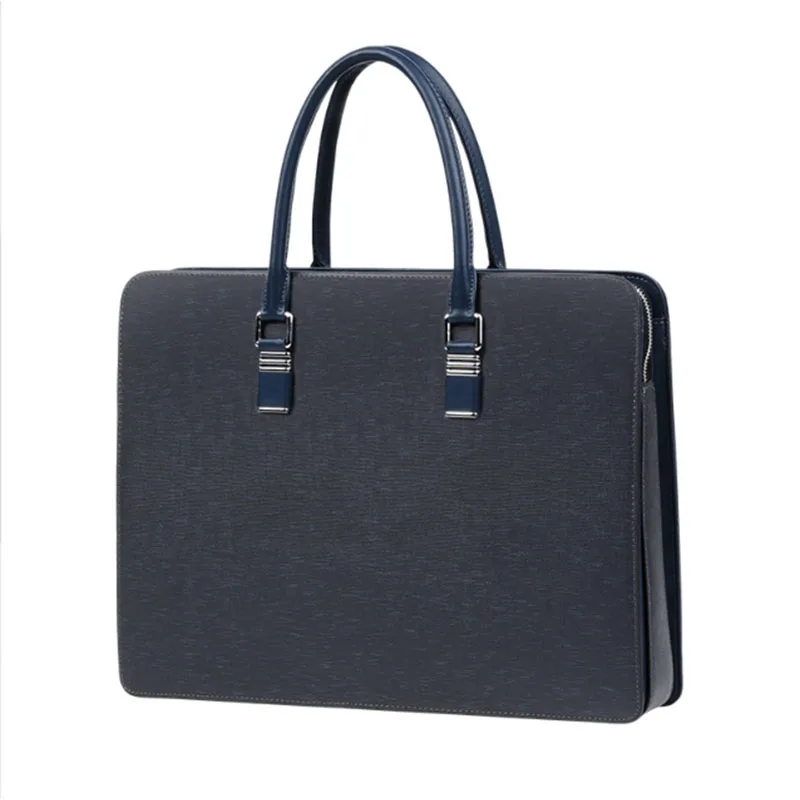 

New luxury handbag men's leather anti-theft password lock men's computer briefcase multifunctional business men's bag