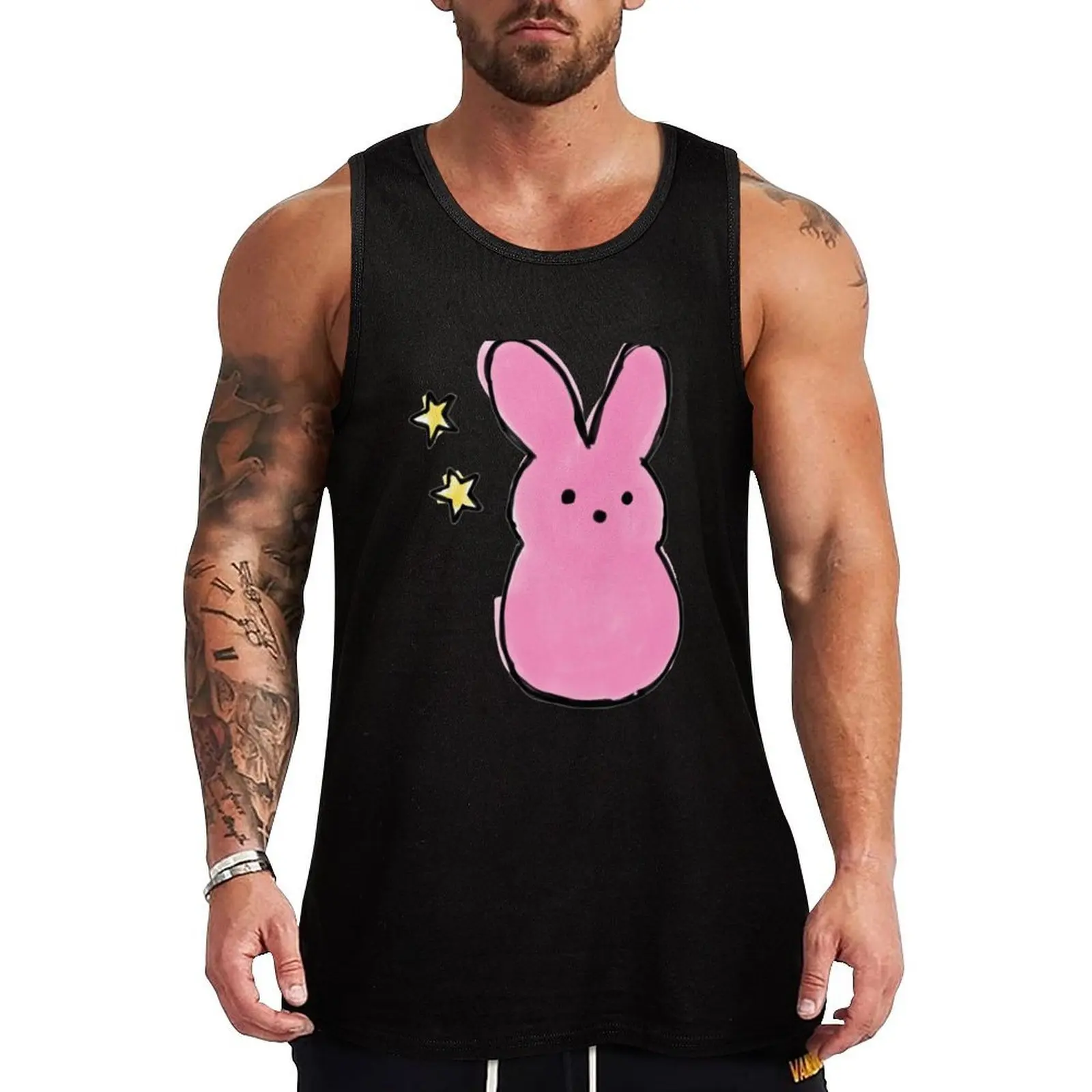 

lil peep bunny Tank Top Sports Tank Top Moisture Wicking Quick Dry Shirt