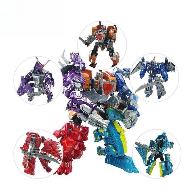 

2025 New Dinosaur Deformation Robot Toy Convertible Action Figure Plastic Model Robot Toys Anime Movie Series Children Gift 6+